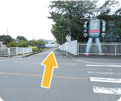 がんセンター方面からお越しの方へ