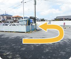 がんセンター方面からお越しの方へ